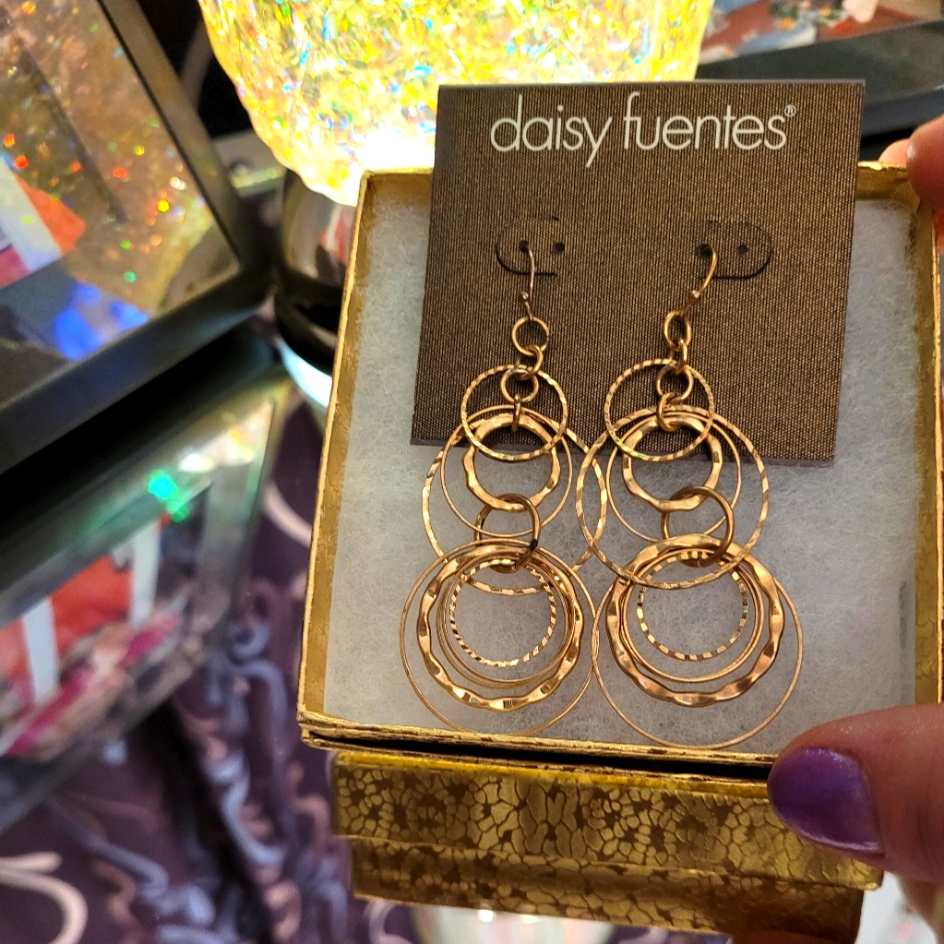 Dangle Hoop Loop Earrings